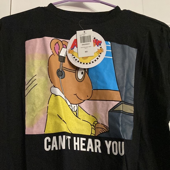 Arthur Can’t Hear You T-Shirt - Picture 1 of 3
